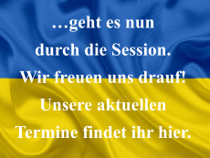 …geht es nun durch die Session. Wir freuen uns drauf! Unsere aktuellen Termine findet ihr hier.